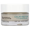 Aveeno, Calm + Restore, Oat Gel Moisturizer, Fragrance-Free, Trial Size, 0.5 oz (14 g)