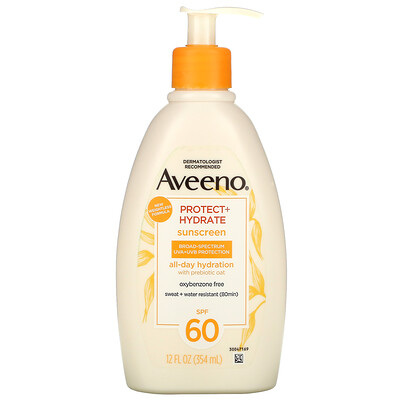 

Aveeno Protect + Hydrate Sunscreen SPF 60 12 fl oz (354 ml)