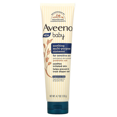 

Aveeno Baby успокаивающая универсальная мазь без отдушек 133 г (4 7 унции)