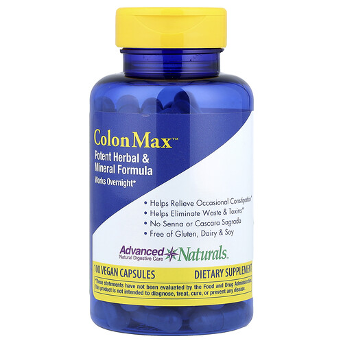 Advanced Naturals ColonMax™, Potent Herbal & Mineral Formula, 100 Vegan Capsules