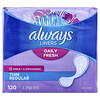 Detergente de frescura diaria, Fino, Regular Sin fragancia, 120 protectores de pantalla