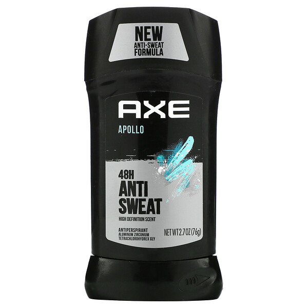 Axe, Π°Π½ΡΠΈΠΏΠ΅ΡΡΠΏΠΈΡΠ°Π½Ρ, Π·Π°ΡΠΈΡΠ° ΠΎΡ ΠΏΠΎΡΠ° Π½Π° 48Β ΡΠ°ΡΠΎΠ², Apollo, 76Β Π³ (2,7Β ΡΠ½ΡΠΈΠΈ)