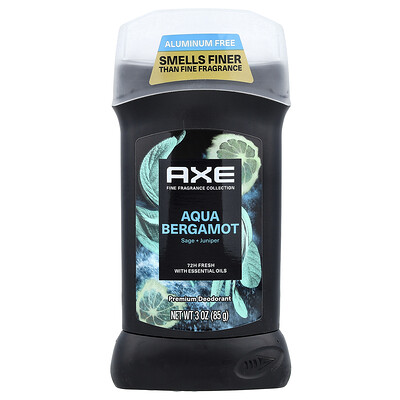 Product Image for AXE, Premium Deodorant, Aqua Bergamot, 3 oz (85 g)