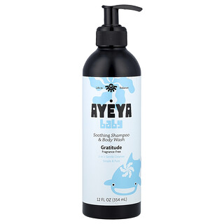 Ayeya, Baby, Soothing Shampoo & Body Wash, Fragrance-Free, 12 fl oz (354 ml)