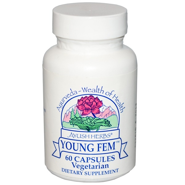 Ayush Herbs Inc., Young Fem, 60 Capsules (Discontinued Item) 