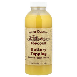 Amish Country Popcorn, Buttery Popcorn Topping, 16 fl oz (472 ml)