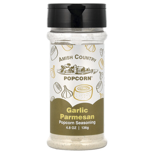 Amish Country Popcorn, Popcorn Seasoning, Popcorn-Gewürz, Knoblauch-Parmesan, 136 g (4,8 oz.)