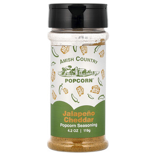 Amish Country Popcorn, Պոպկորնի համեմունք, Jalapeño չեդար, 4,2 ունցիա (119 գ)