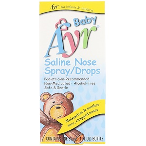 Отзывы о AYR, Baby Saline Nose Spray/Drops, 1 fl oz (30 ml)