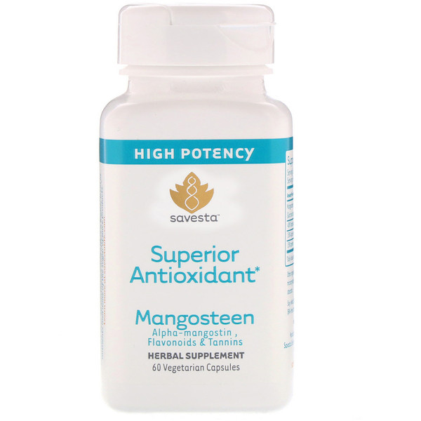 Savesta, Super Antioxidant Mangosteen, 60 Vegetarian Capsules
