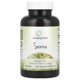 Amazing India, Senna , 500 mg , 120 Veggie Capsules