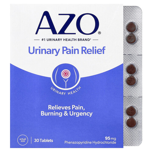 AZO Urinary Pain Relief Value SizeTablets, 30 ct | CVS
