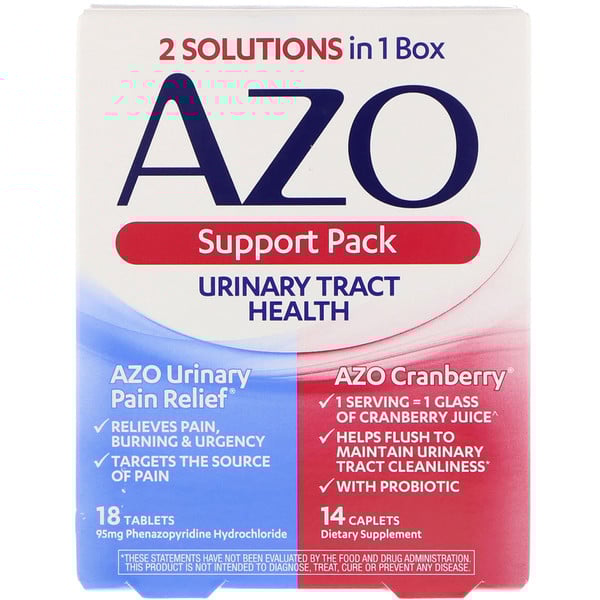 Azo, Urinary Tract Health, Support Pack, 18 Tablets, 14 Caplets iHerb