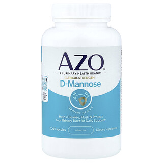 AZO, Dextromanose, Saúde Urinária, 120 Cápsulas