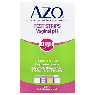 AZO, Bandes de test pour le pH vaginal, 2 tests
