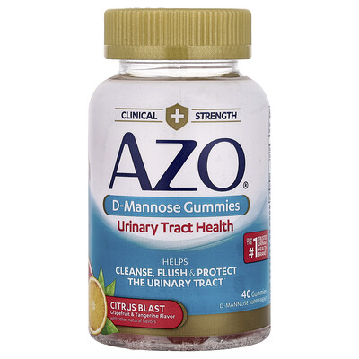 Product Image for AZO, D-Mannose Gummies, Citrus Blast, 40 Gummies