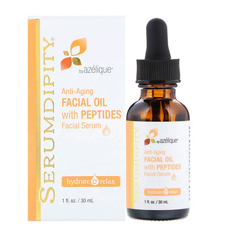 Azelique, Serumdipity, Anti-Aging Facial Oil with Peptides, Facial Serum, 1 fl oz (30 ml)