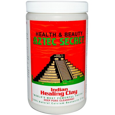 Aztec Secret Индийская лечебная глина, Глубокая очистка пор, 2 фунта (908 г)