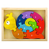 Number Snail, Teach & Play Puzzle, 2+ Years, 10 шт.