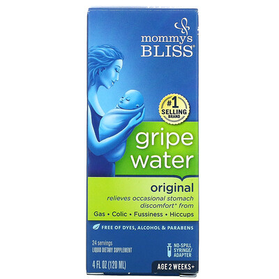 

Mommy's Bliss Gripe Water Original Age 2 Weeks+ 4 fl oz (120 ml)