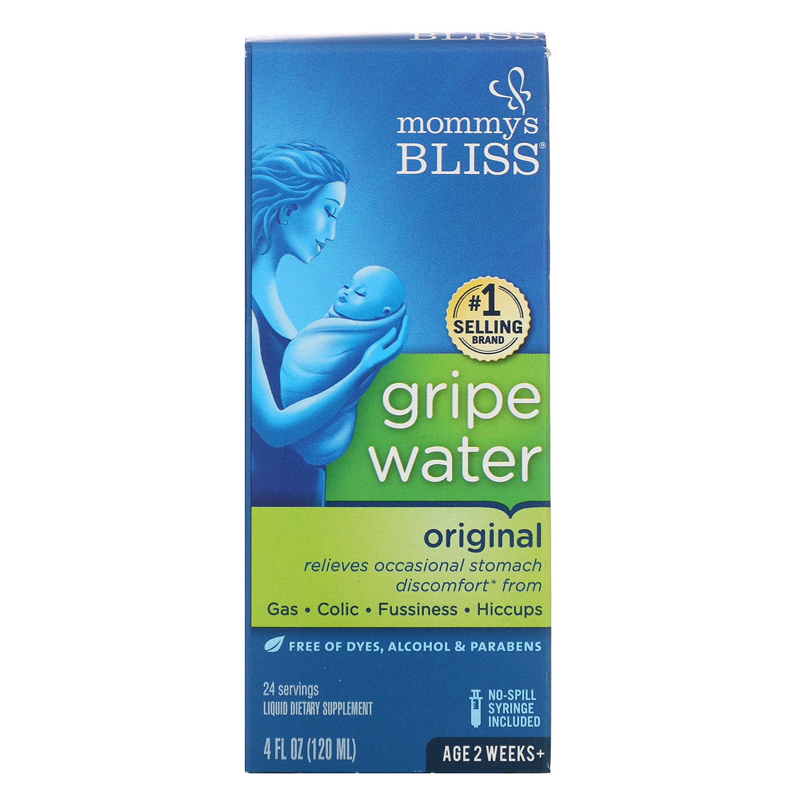 Mommy's Bliss, Gripe Water, Original, 4 