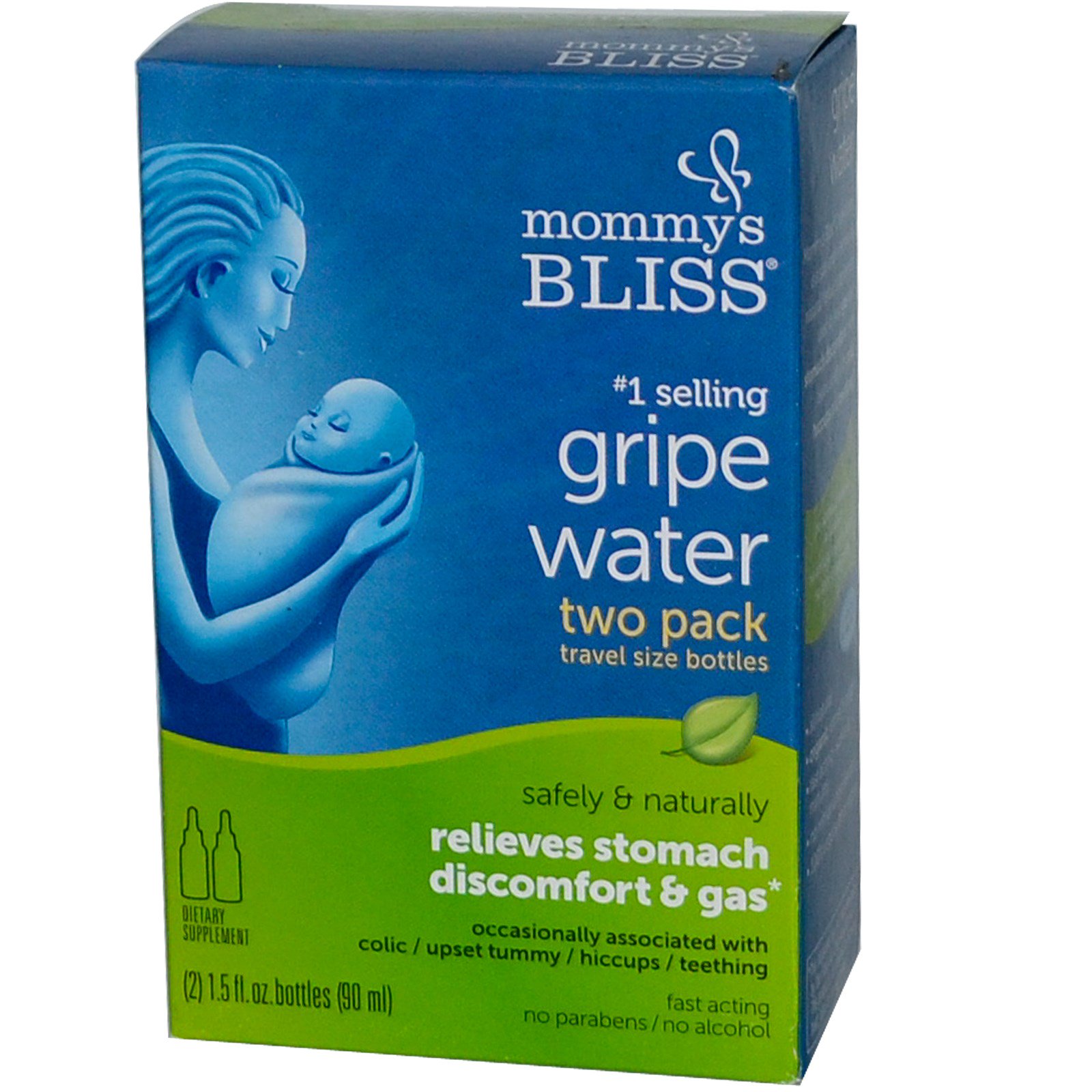 Mommy's Bliss, Gripe Water, Travel Size 