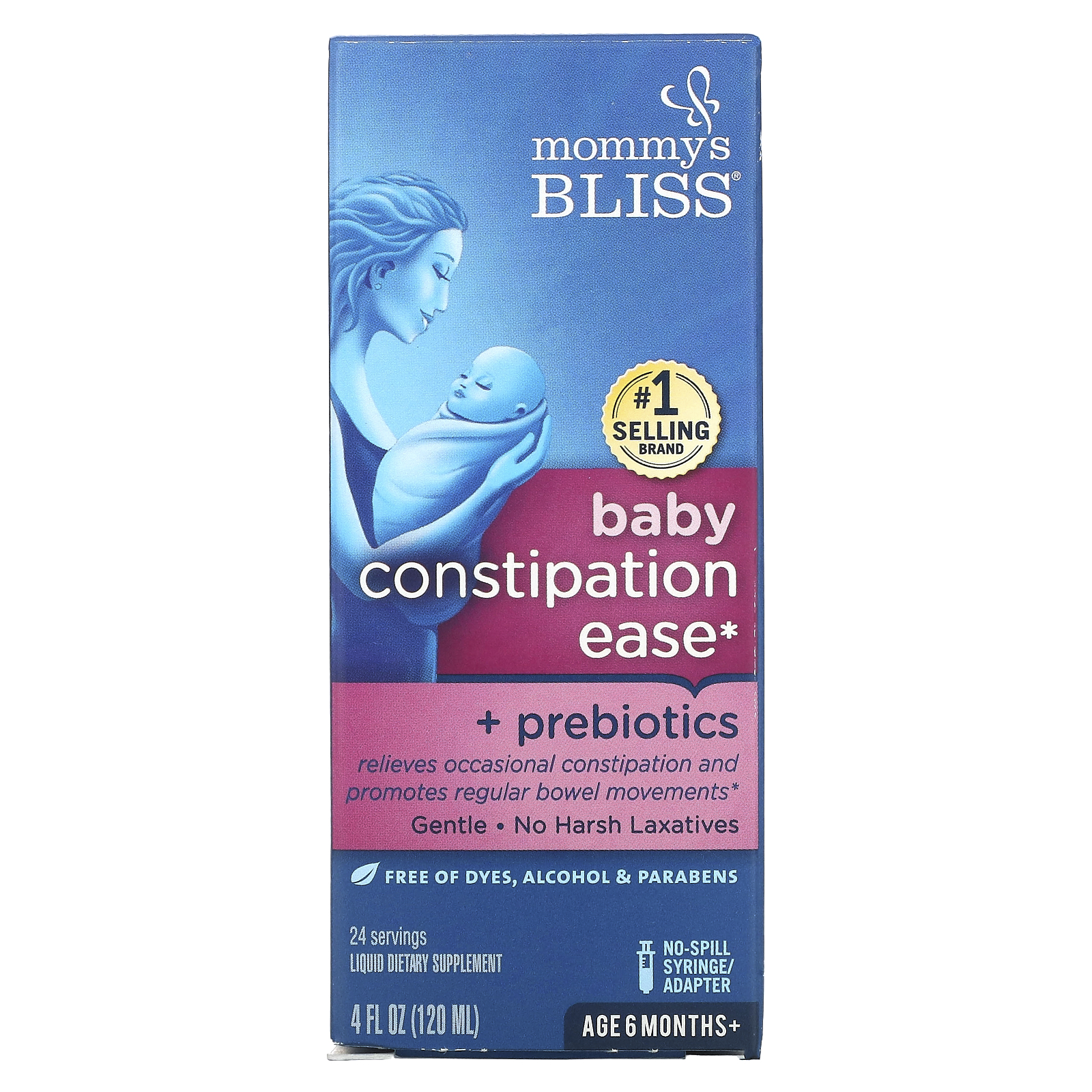 Mommy's Bliss, Baby, Constipation Ease, 6 Months+, 4 fl oz (120 ml)