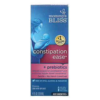 Mommy's Bliss, Baby, Constipation Ease, 6 Months+, 4 fl oz (120 ml)
