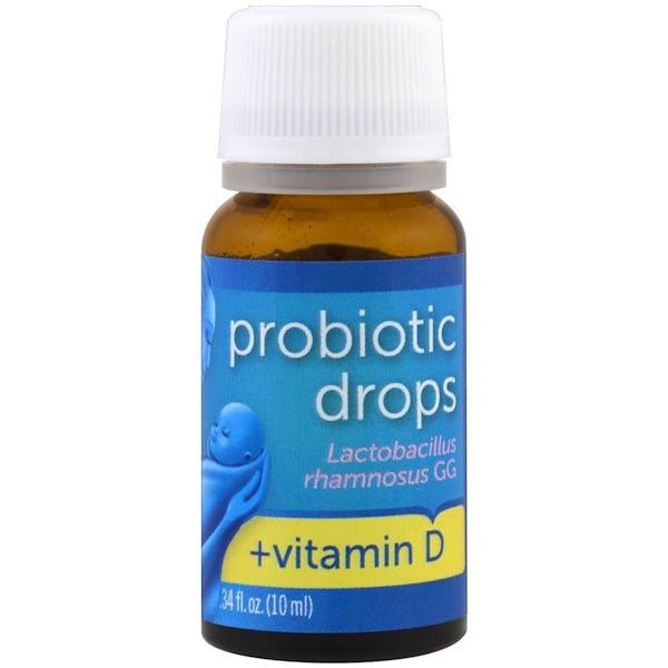 Mommy's Bliss, Probiotische Tropfen + Vitamin D, 10 ml (0,34 fl oz)