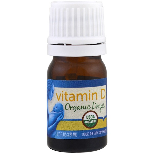 Mommy's Bliss, Vitamin D, biologische Tropfen, Neugeborene +, 3,24 ml (0,11 fl oz)
