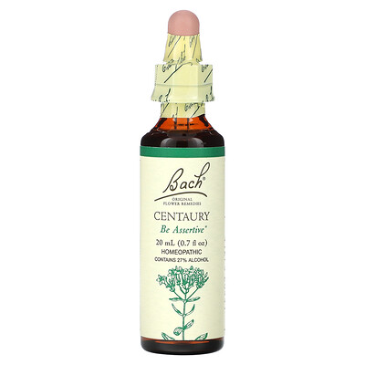 Bach , Original Flower Remedies, Centaury, Fl Oz (20 Ml) Size 0.7