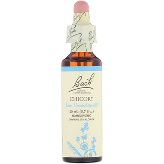 Bach, Remedios originales de flores, Chicory, 0,7 fl oz (20 ml)