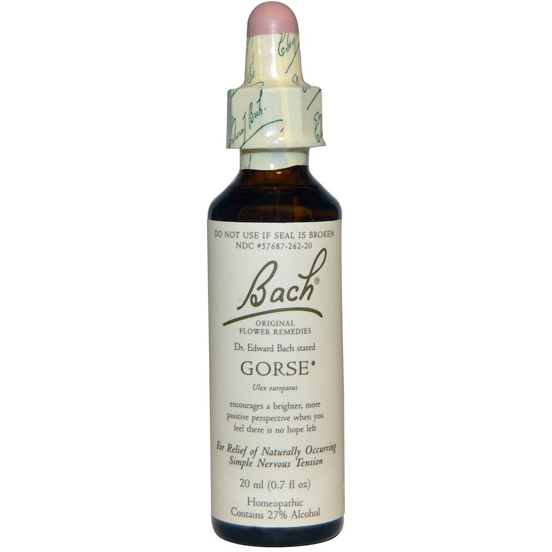 Bach, Original Flower Remedies, Gorse, 0.7 fl oz (20 ml) iHerb