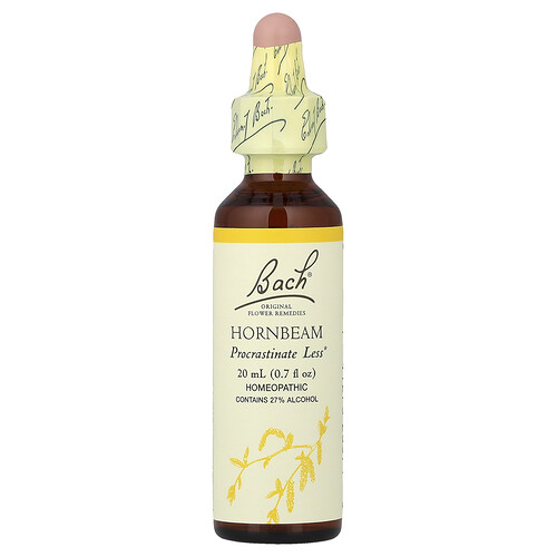Bach, Original Flower Remedies, Hornbeam, 0.7 fl oz (20 ml)