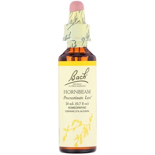Bach, Original Flower Remedies, Hornbeam, 0.7 fl oz (20 ml)