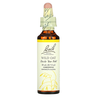 

Bach Original Flower Remedies Wild Oat 0.7 fl oz (20 ml)