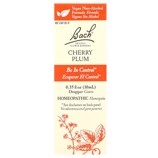 Bach, Original Flower Remedies, Cherry Plum, 0.35 fl oz (10 ml)