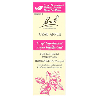 Bach, Original Flower Remedies, krab z jabłkiem, 10 ml