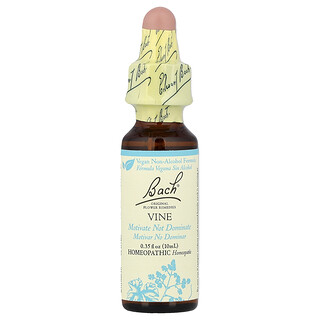 Bach, Original Flower Remedies, лоза, 10 мл (0,35 жидк. унции)