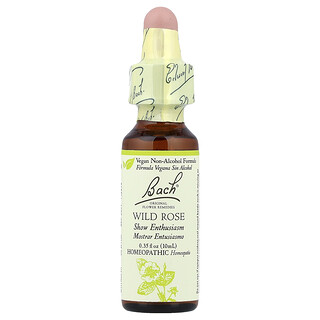 Bach, Original Flower Remedies, Wild Rose, 0.35 fl oz (10 ml)