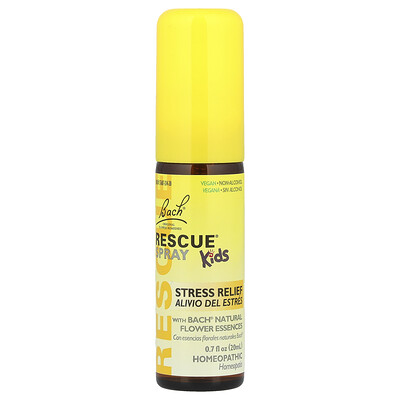 Product Image for Bach, Rescue Spray Kids, Stress Relief, Ages 2 & Up, 0.7 fl oz (20 ml)