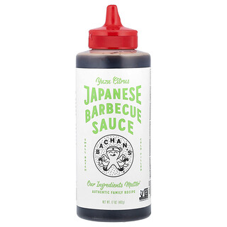 Bachan's, Japon Barbekü Sosu, Yuzu Narenciyesi, 482 g (17 oz)