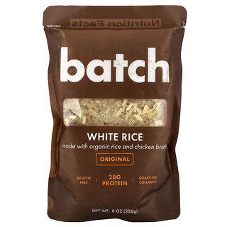 Batch, White Rice with Organic Rice and Chicken Broth, Original, 8 oz (226 g)