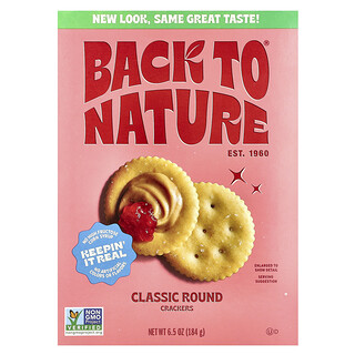 Back to Nature, Crackers, klassiek rond, 184 g