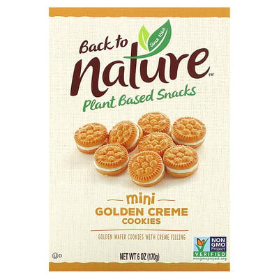 

Back to Nature Мини-печенье Golden Creme 170 г (6 унций)