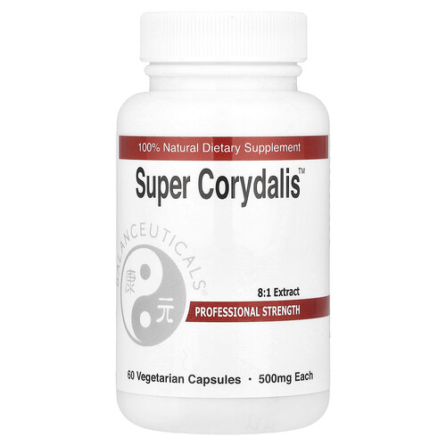 Balanceuticals, Super Corydalis™, Lerchensporn, 60 pflanzliche Kapseln (500 mg pro Kapsel)