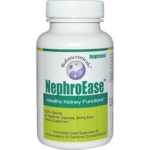 Балансьютикалс, NephroEase, 500 mg, 60 Veggie Caps отзывы