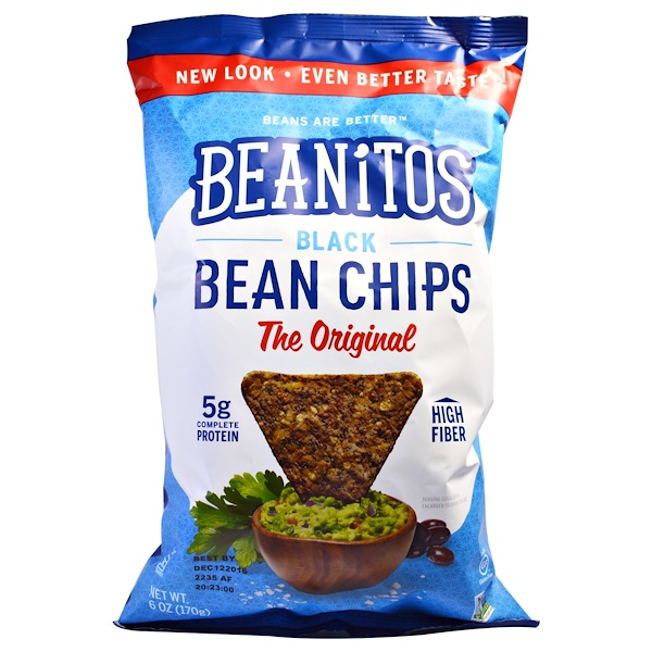 Beanitos, Чипсы из черной фасоли, The Original, 6 oz (170 г)