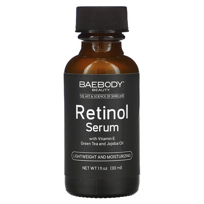 Baebody Retinol Serum with Vitamin E, Green Tea and Jojoba Oil, 1 fl oz (30 ml)