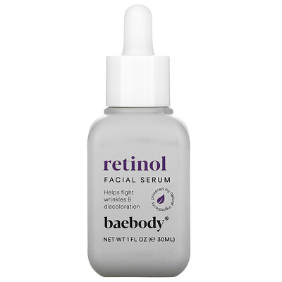 

Baebody, Retinol Serum with Vitamin E, Green Tea And Jojoba Oil, 1 fl oz (30 ml)